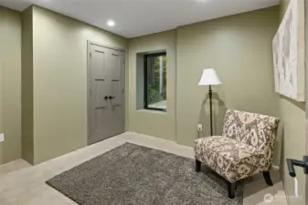 Another bedroom on the lower floor. Lots of room for quest.