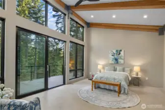 Plenty of space in the guest house.