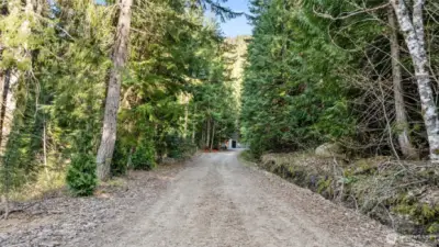 Nice long driveway to give you the privacy we all desire.