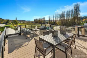 Private rooftop deck