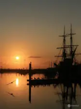 Sunrise at the westport marina