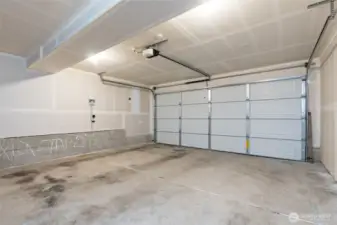 2-car Garage with Electric Vehicle Charger