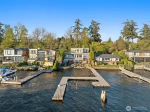 Extending over 110 feet from the shoreline, this reconstructed dock is a true boater’s dream—designed for both style and function.