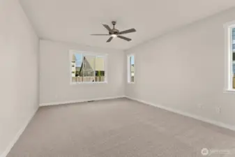 Large primary bedroom.