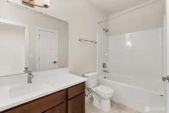 Hall bathroom.