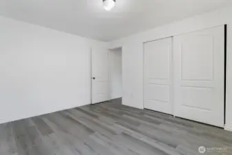 Third bedroom with north eastern facing windows