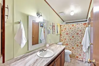 Primary full bath.