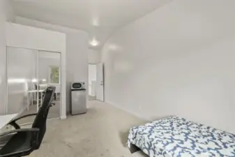 1 of 8 bedrooms each with on suit bathroom. Each with keyed entry.