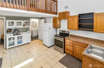 Full kitchen with Coffee BAR / Pantry- storage closet