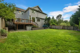 Sprawling Lawn Perfect for Relaxing, Entertaining, & Playing