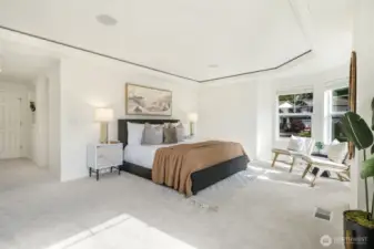 Coved Ceilings w/ Lighting