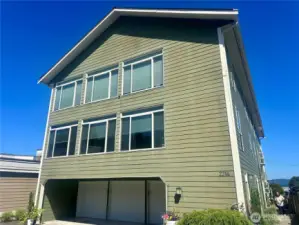Rear of building