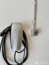 The installed Tesla Fast Charger.