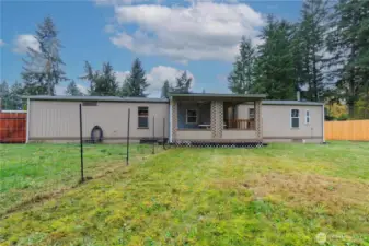 Separate Side Fenced Yard