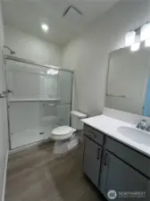 Main floor three quarter bath