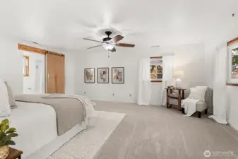 Welcome to the oversized primary suite!