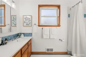 Primary ensuite recently updated.