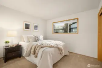 There are three bedrooms on the main floor.  This is Bedroom #2.