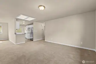 rec room to kitchen