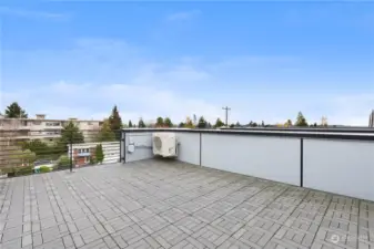 Large rooftop deck!