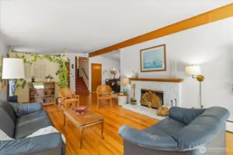 Look at the beautiful, original floors!