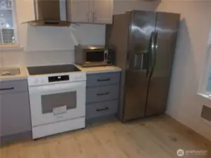 Kitchen with appliances.