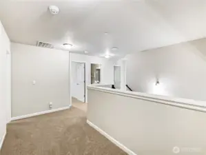 Spacious upstairs landing
