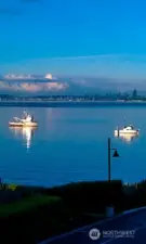 Watch the boats and wildlife from the comfort of your balcony