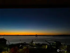 Early morning view of pre-dawn