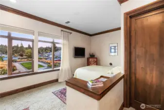 Primary bedroom with spacious walk-in closet
