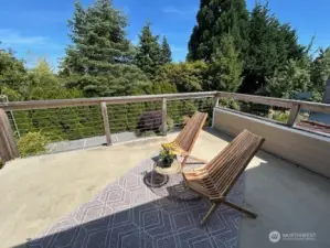 Primary Suite Deck with Privacy