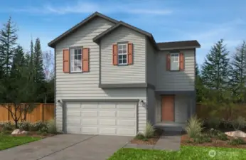rendering for illustrative purposes only. buyer can choose exterior style and color scheme