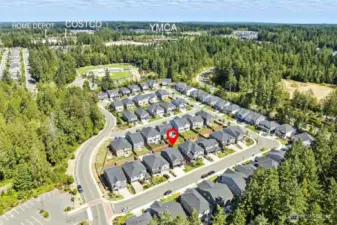 YMCA, Costco and Home Depot just moments away from your door step!