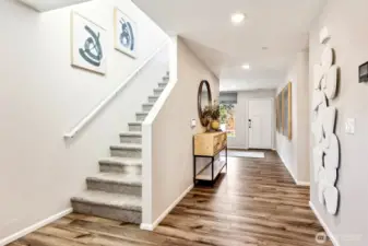 Photos are from the Noah model home on Lot 28. Finishes, upgrades, and features will vary.