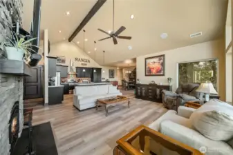 LVP flooring throughout the home.