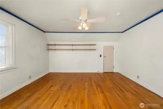 Another view of the first upstairs bedroom.