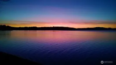 One of the many sunset photos taken by the Sellers.