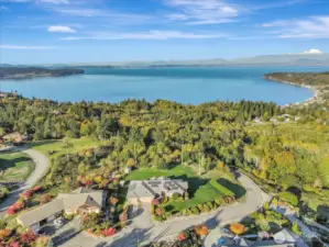 Skagit Bay and Mount Baker.