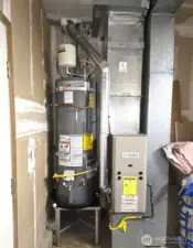 New hot water tanks and furnaces in 3 units