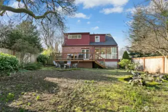 So much room to enjoy gardening and playing in the beautiful outdoors.