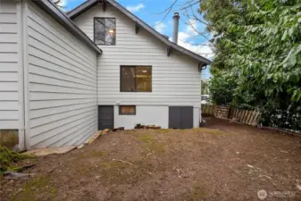 Back of House Basement Entrance