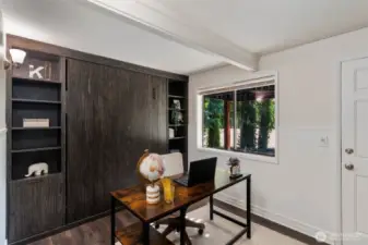Built-in murphy bed