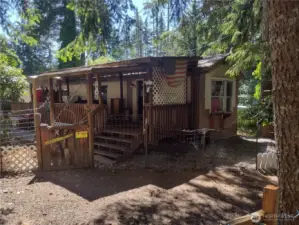It's a great house w/a large sitting deck area