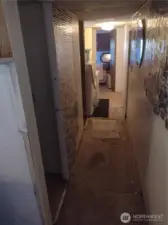 Hallway to rooms