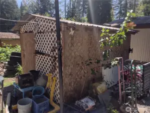 A storage shed
