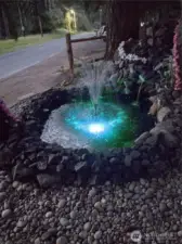 Color changing pond