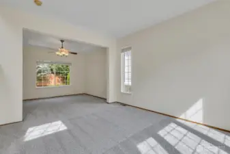 Brand new carpet throughout