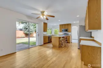 All new appliances in this island kitchen