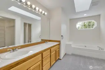 Light and bright primary bath