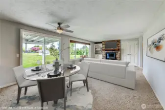 Open family room.